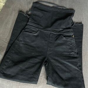 Mother, The tie back hustler ankle fray jumpsuit